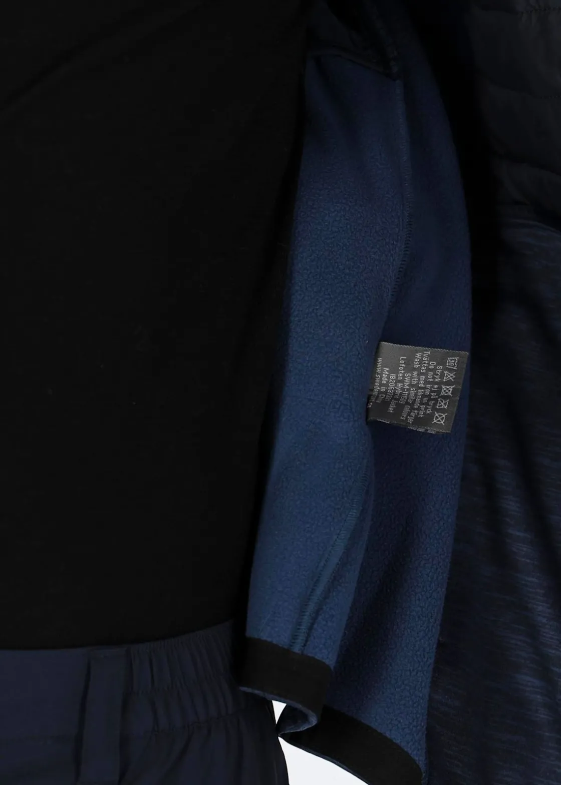 Clearance Swedemount Lofoten Hybrid Jacket Dk. Navy Melange/ Navy