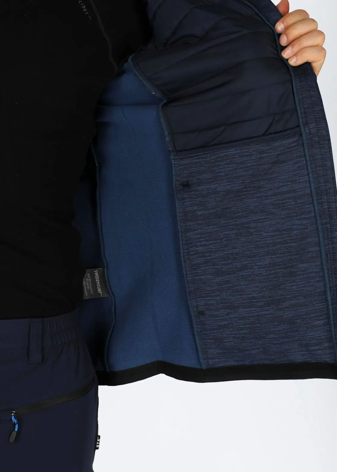 Clearance Swedemount Lofoten Hybrid Jacket Dk. Navy Melange/ Navy