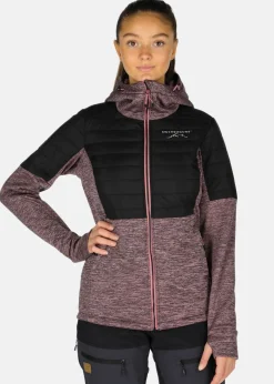 Sale Swedemount Lofoten Hybrid Jacket W Dusty Pink Melange/Black