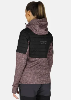 Sale Swedemount Lofoten Hybrid Jacket W Dusty Pink Melange/Black