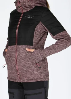 Sale Swedemount Lofoten Hybrid Jacket W Dusty Pink Melange/Black