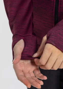 Hot Swedemount Lofoten Hybrid Jacket W Burgundy Melange/Black