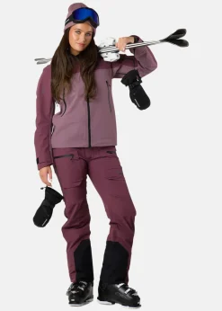 Outlet Swedemount Lofoten 3L Shell Bib Pants II W Dk. Mauve
