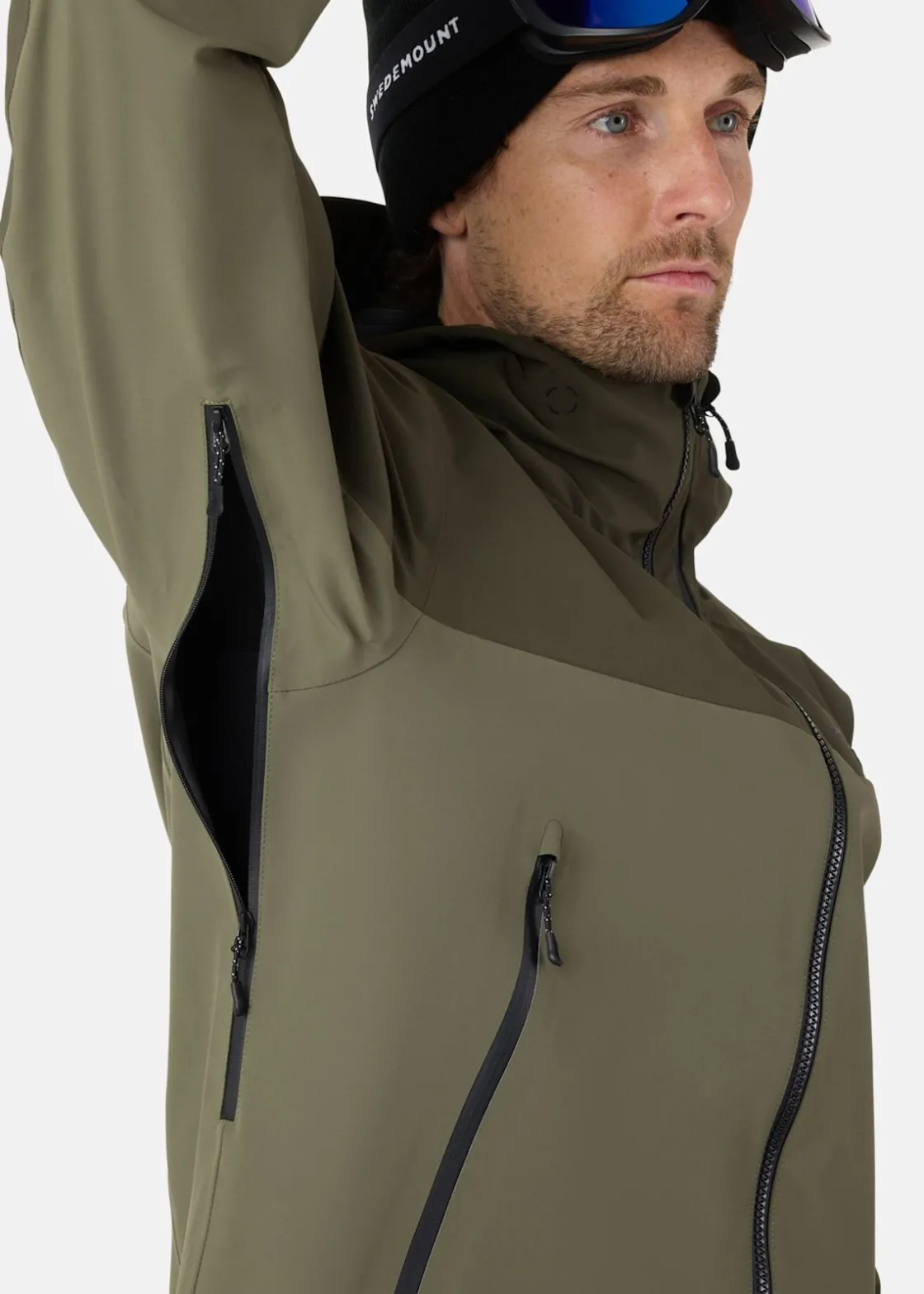 Best Swedemount Lofoten 3L Shell Jacket II Dk Olive/Olive