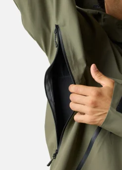 Best Swedemount Lofoten 3L Shell Jacket II Dk Olive/Olive