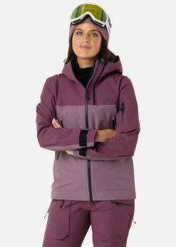 Online Swedemount Lofoten 3L Shell Jacket W II Dk. Mauve/Pale Mauve