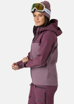 Online Swedemount Lofoten 3L Shell Jacket W II Dk. Mauve/Pale Mauve