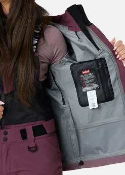 Online Swedemount Lofoten 3L Shell Jacket W II Dk. Mauve/Pale Mauve