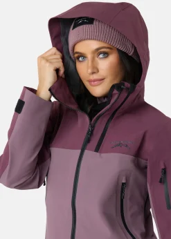 Online Swedemount Lofoten 3L Shell Jacket W II Dk. Mauve/Pale Mauve
