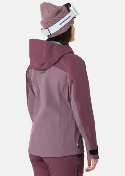 Online Swedemount Lofoten 3L Shell Jacket W II Dk. Mauve/Pale Mauve