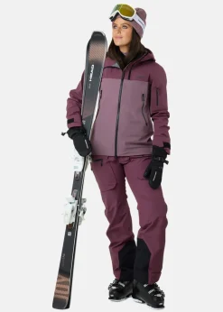 Online Swedemount Lofoten 3L Shell Jacket W II Dk. Mauve/Pale Mauve