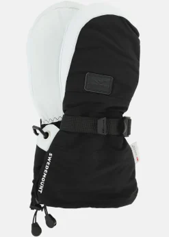 Sale Swedemount Lofoten Leather Mitten Black/White