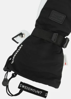 Sale Swedemount Lofoten Leather Mitten Black/White