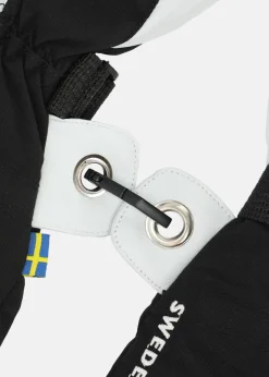 Sale Swedemount Lofoten Leather Mitten Black/White