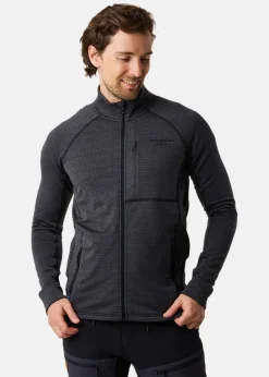 Best Swedemount Lofoten Midlayer Full Zip Black Melange