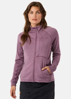 Online Swedemount Lofoten Midlayer Full Zip W Dk. Mauve Melange