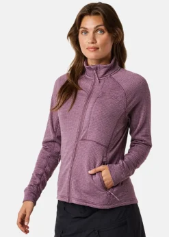 Online Swedemount Lofoten Midlayer Full Zip W Dk. Mauve Melange