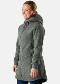 Hot Swedemount Lofoten Pile Coat W Sage Green