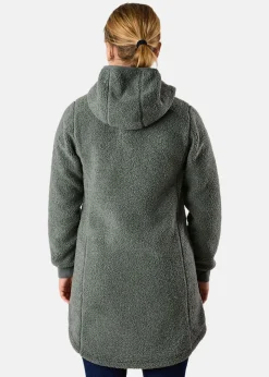 Hot Swedemount Lofoten Pile Coat W Sage Green