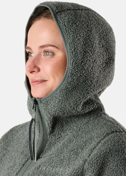 Hot Swedemount Lofoten Pile Coat W Sage Green