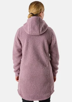 Best Swedemount Lofoten Pile Coat W Pale Mauve