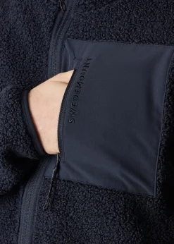 Sale Swedemount Lofoten Pile Jacket Dk. Navy/Dk. Navy