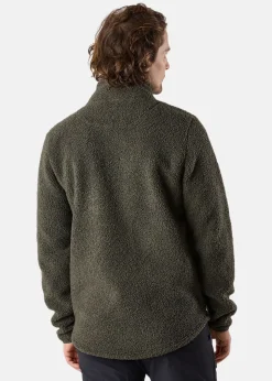 Clearance Swedemount Lofoten Pile Jacket Olive Green/Lt. Olive Green