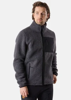 Outlet Swedemount Lofoten Pile Jacket Charcoal