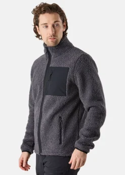 Outlet Swedemount Lofoten Pile Jacket Charcoal