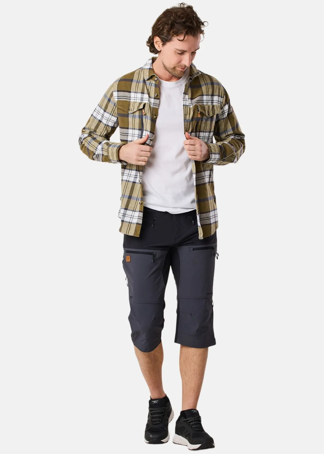 Best Swedemount Lofoten Stretch 3/4 Pants Black/Charcoal