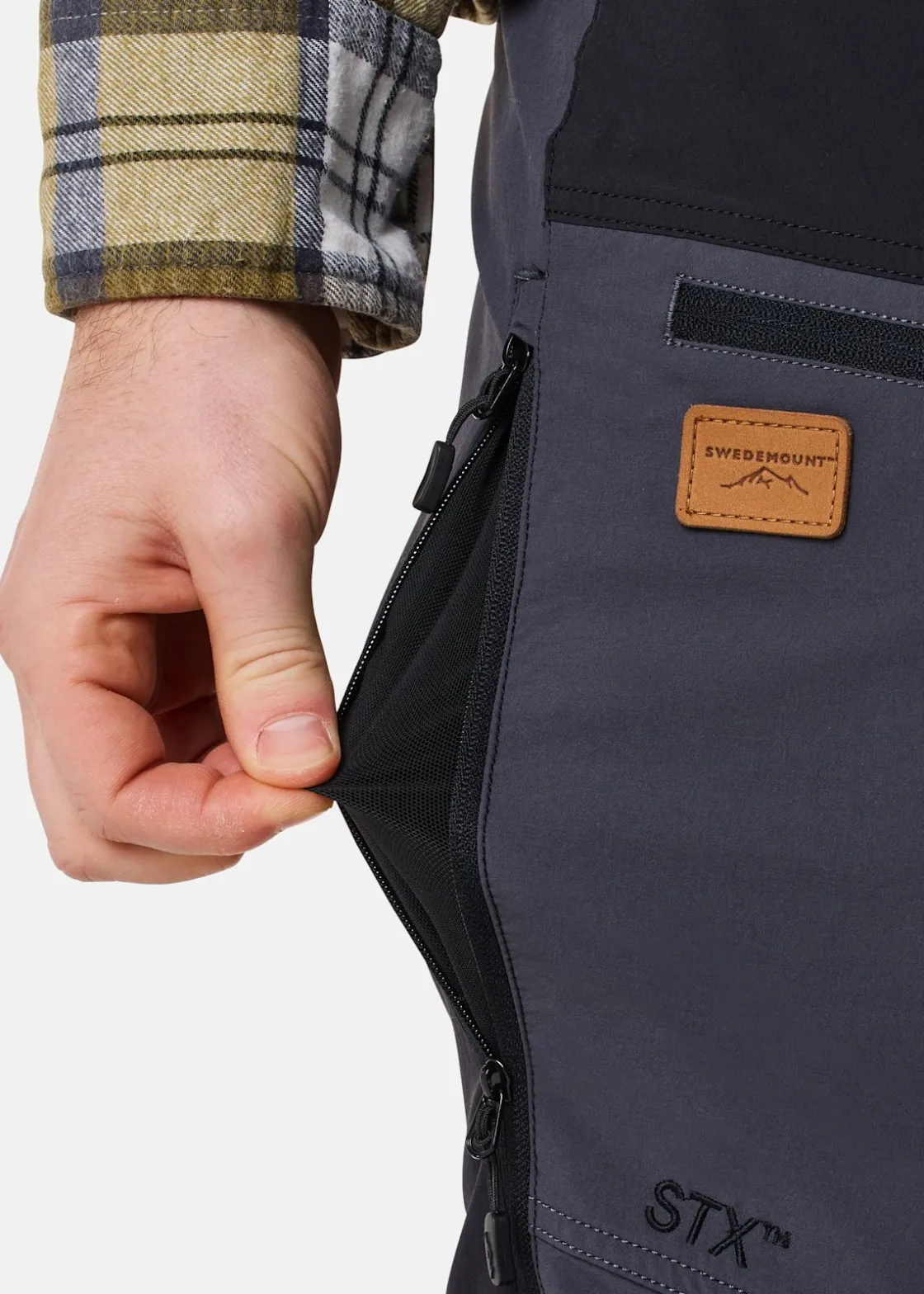 Best Swedemount Lofoten Stretch 3/4 Pants Black/Charcoal