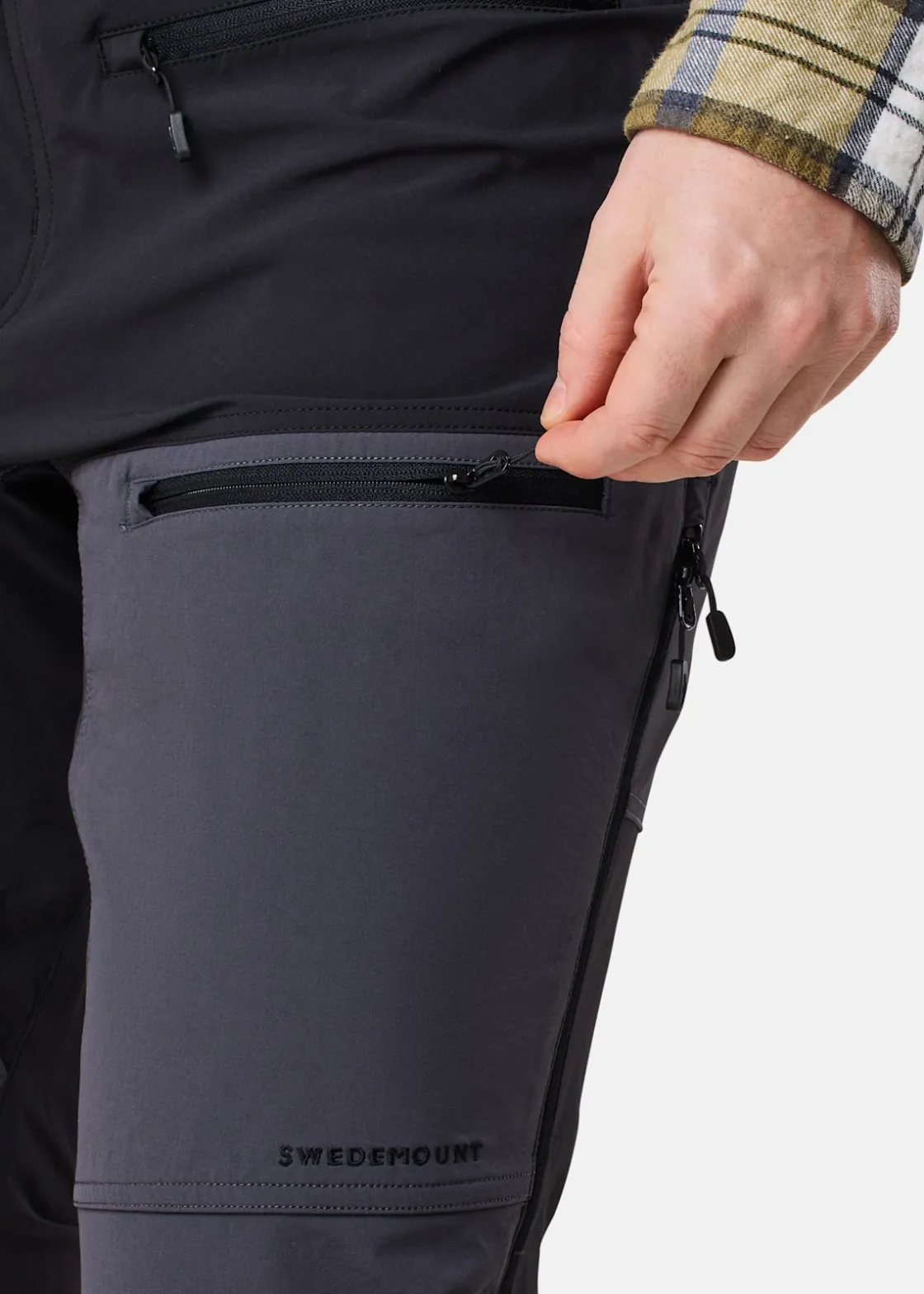 Best Swedemount Lofoten Stretch 3/4 Pants Black/Charcoal