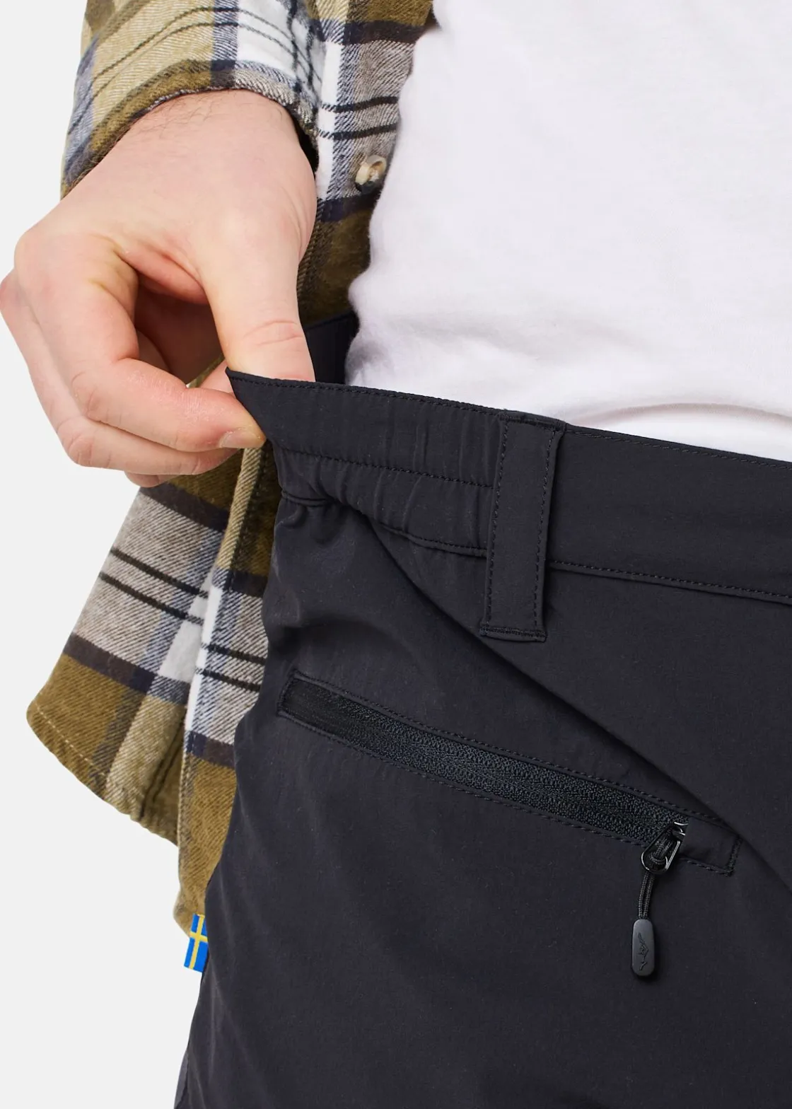 Best Swedemount Lofoten Stretch 3/4 Pants Black/Charcoal