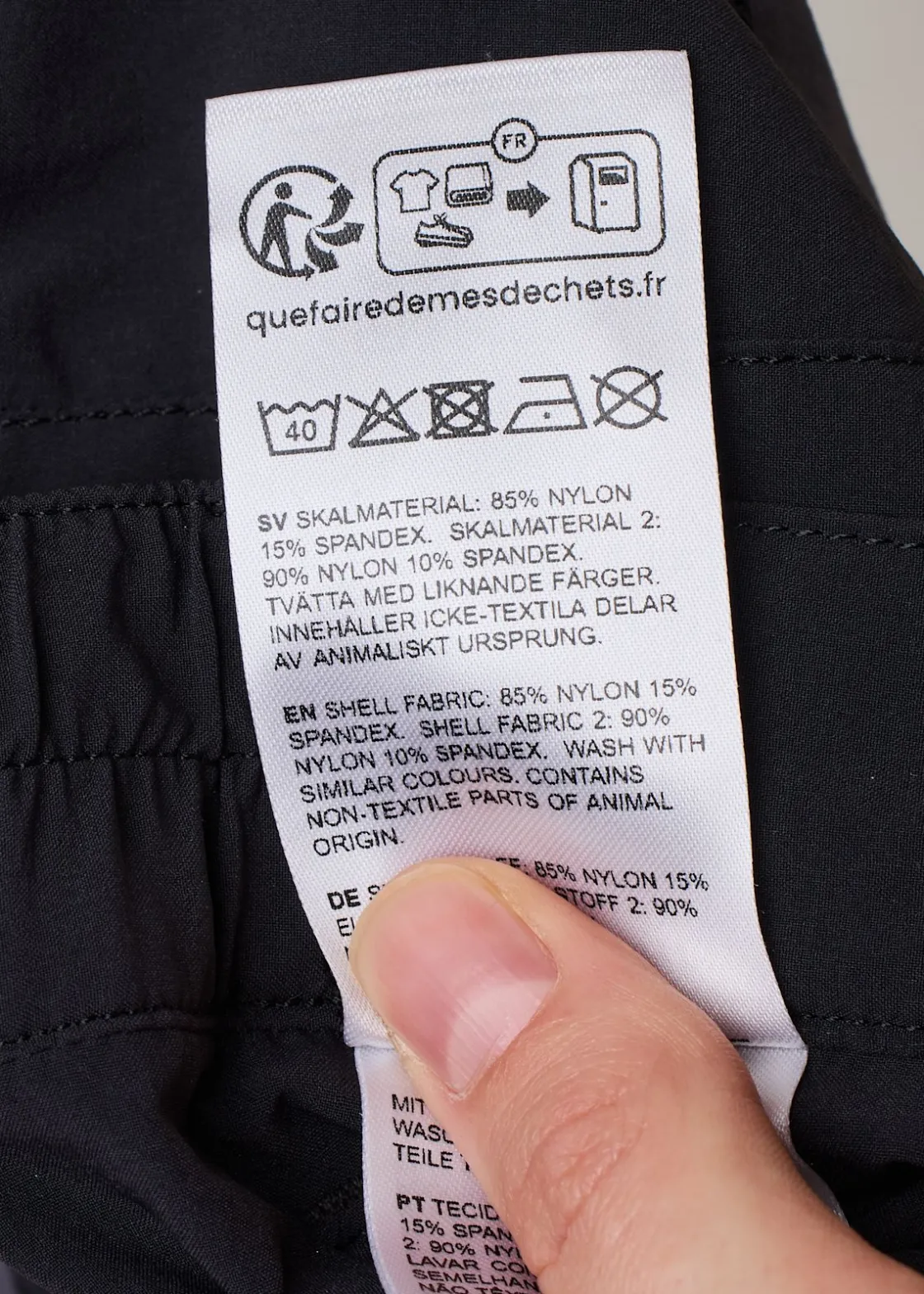 Best Swedemount Lofoten Stretch 3/4 Pants Black/Charcoal