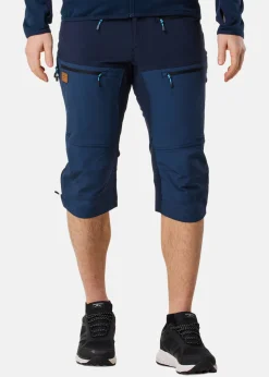 Outlet Swedemount Lofoten Stretch 3/4 Pants Dk. Navy/Denim Blue