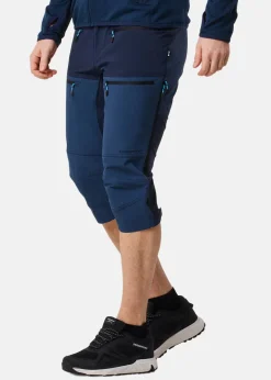 Outlet Swedemount Lofoten Stretch 3/4 Pants Dk. Navy/Denim Blue