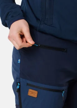 Outlet Swedemount Lofoten Stretch 3/4 Pants Dk. Navy/Denim Blue