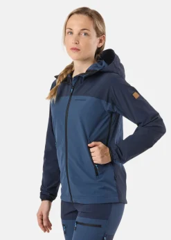 Online Swedemount Lofoten Stretch Jacket W Dk. Navy/Denim Blue