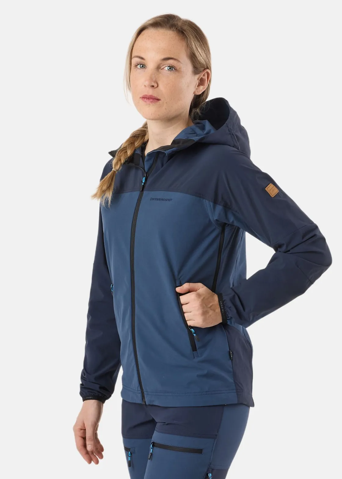 Online Swedemount Lofoten Stretch Jacket W Dk. Navy/Denim Blue