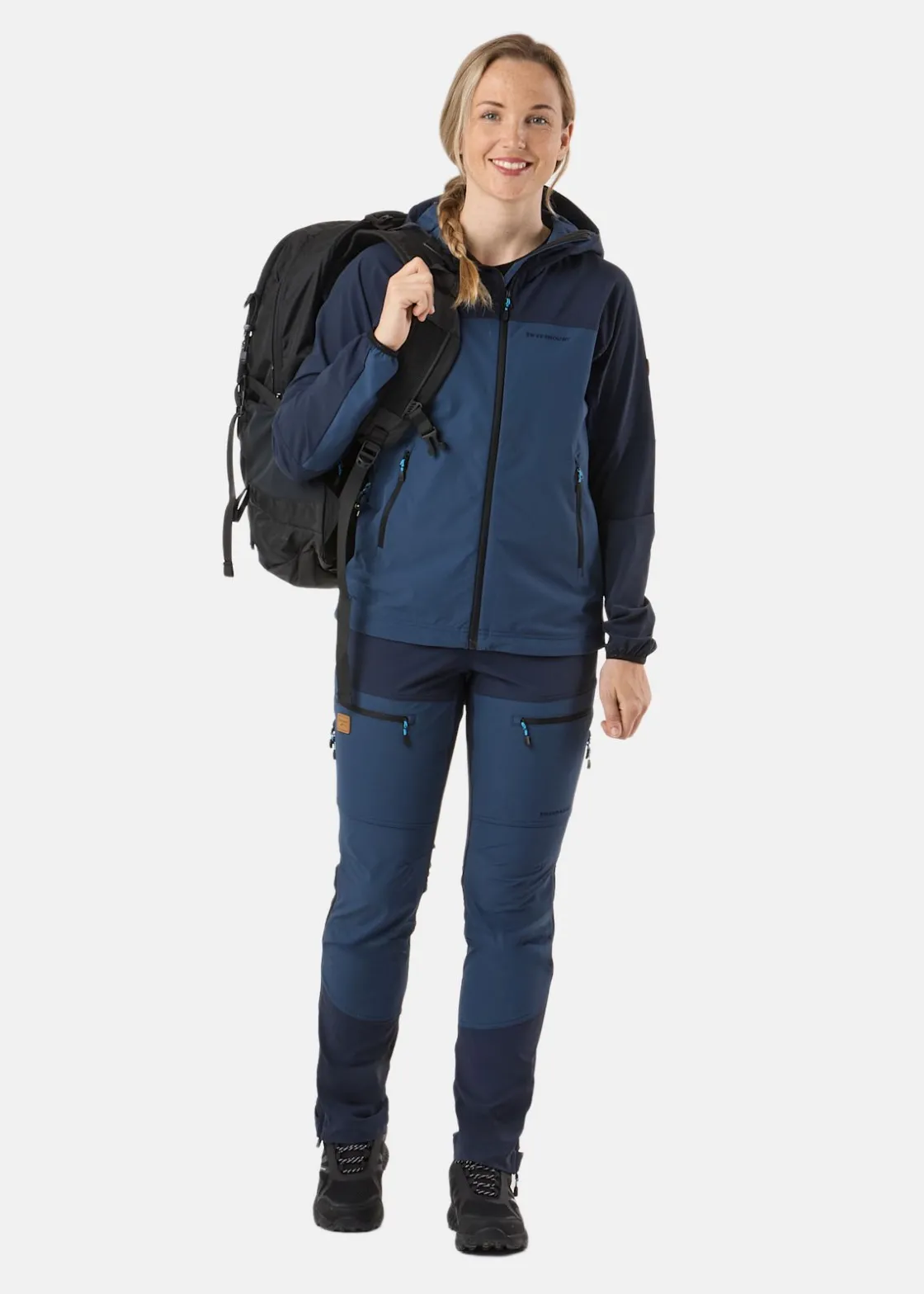 Online Swedemount Lofoten Stretch Jacket W Dk. Navy/Denim Blue