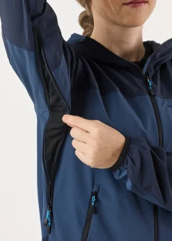 Online Swedemount Lofoten Stretch Jacket W Dk. Navy/Denim Blue