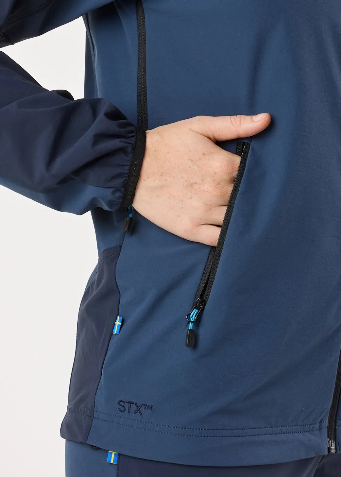 Online Swedemount Lofoten Stretch Jacket W Dk. Navy/Denim Blue