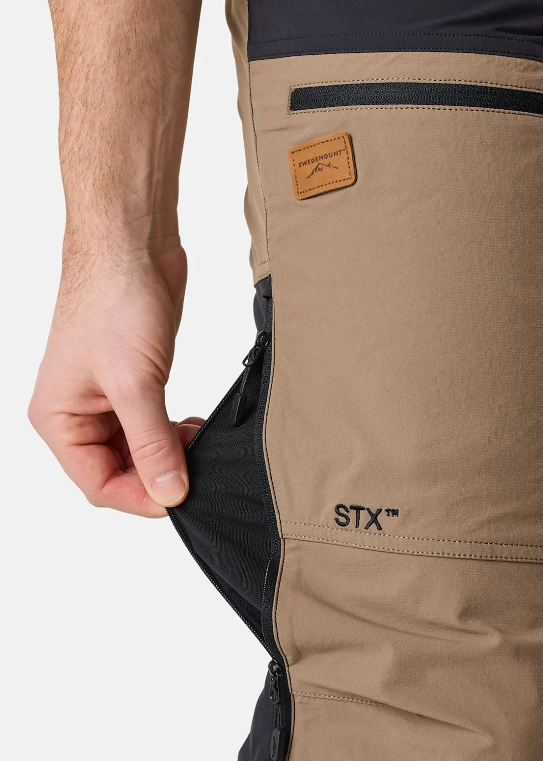 Sale Swedemount Lofoten Stretch Pants Black/Dk. Khaki