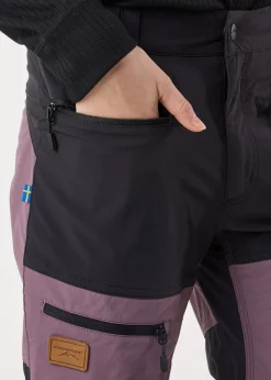 Sale Swedemount Lofoten Stretch Pants JR Black/Dk. Mauve