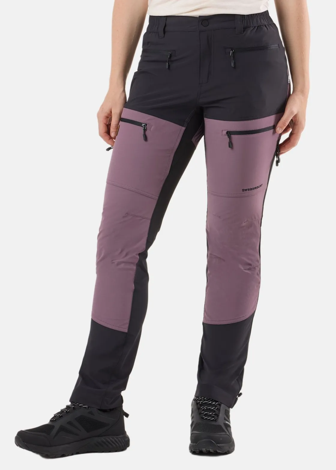 Clearance Swedemount Lofoten Stretch Pants W Black/Dk. Mauve