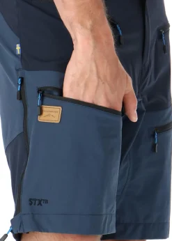 Outlet Swedemount Lofoten Stretch Shorts Dk. Navy/Denim Blue