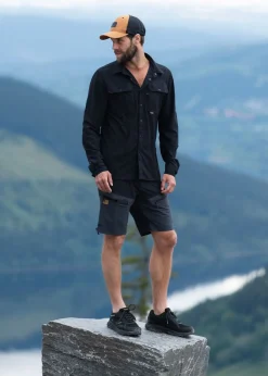 Outlet Swedemount Lofoten Stretch Shorts Dk. Navy/Denim Blue