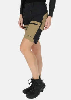 Clearance Swedemount Lofoten Stretch Shorts W Black/Khaki