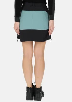 Clearance Swedemount Lofoten Stretch Skirt W Black/Seaweed Green