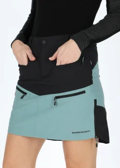 Clearance Swedemount Lofoten Stretch Skirt W Black/Seaweed Green